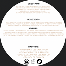 Load image into Gallery viewer, Coil Tamer Styling Gel -Locs. Braids. Twists.